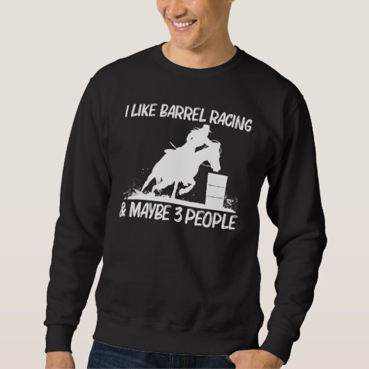 Coole Rennkunst für Männer - Pferderücken Sweatshirt (Vorderseite)