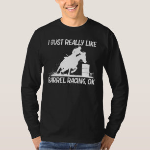 Coole Rennkunst für Männer - Pferderücken T-Shirt