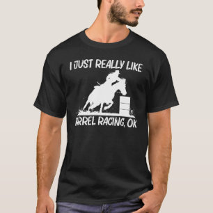 Coole Rennkunst für Männer - Pferderücken T-Shirt