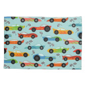 Coole Rennwagen Personalisiert Kinder Kissenbezug (Rückseite)