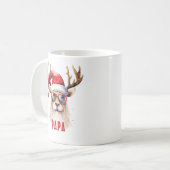 Coole Rentier Personalisiert-Urlaub-Tasse Kaffeetasse (Vorderseite Links)