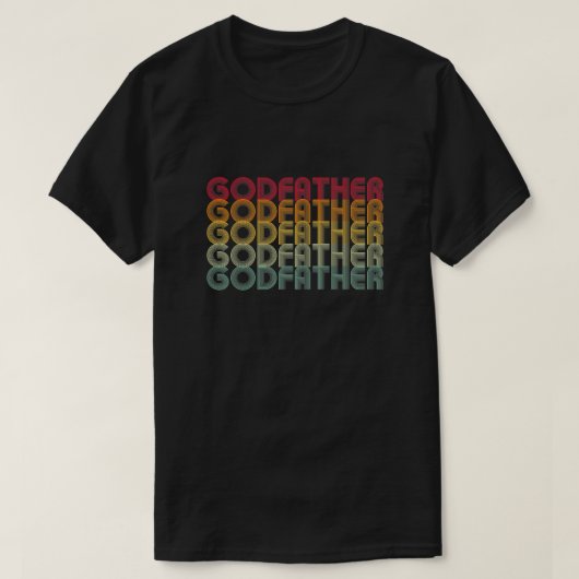 Coole Retro-70er-Jahre-Stacks-Typografie T-Shirt (Design vorne)