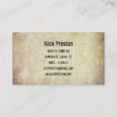 Coole Retro Audiokassette | DJ beruflich Visitenkarte (Rückseite)