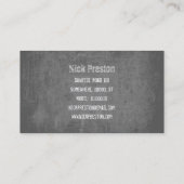 Coole Retro Audiokassette | DJ beruflich Visitenkarte (Rückseite)