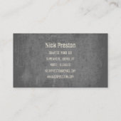 Coole Retro Audiokassette | DJ beruflich Visitenkarte (Rückseite)