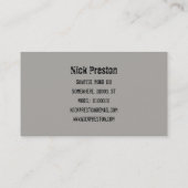 Coole Retro Audiokassette | DJ beruflich Visitenkarte (Rückseite)