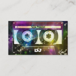 Coole Retro Audiokassette | DJ beruflich Visitenkarte
