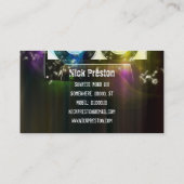 Coole Retro Audiokassette | DJ beruflich Visitenkarte (Rückseite)