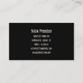 Coole Retro Audiokassette | DJ beruflich Visitenkarte (Rückseite)