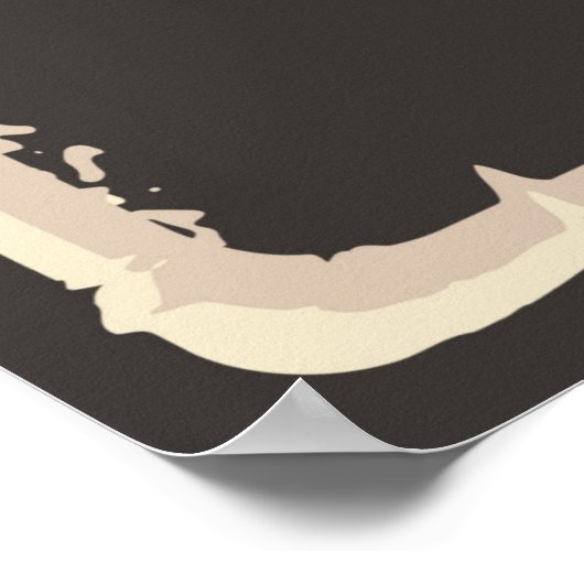 coole Retro-Backwaren Poster (Ecke)