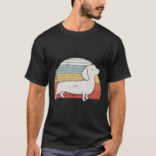 Coole Retro Dackel Dog Geschenkidee Weiner Dog Fa T-Shirt