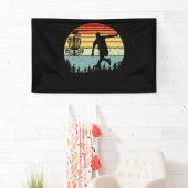 Coole Retro Disk Golf Sport Vintag Banner (Insitu)