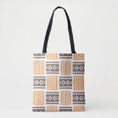 Coole Retro-Folkloreeinkaufstasche Tasche (Vorderseite)