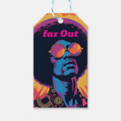 Coole/Retro-Geschenkmarke Geschenkanhänger (Vorderseite)