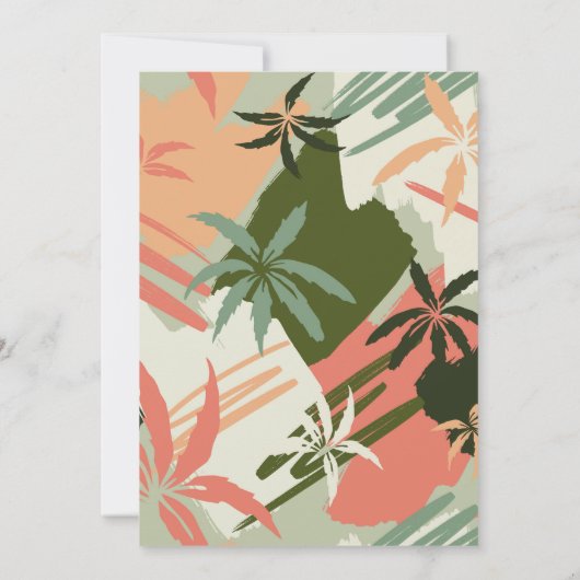 Coole Retro-Graduierungspartei Einladung (Rückseite)