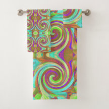 Coole Retro-Herbstfarben flüssige Kunstschmuck