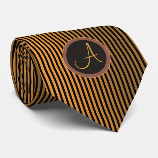 Coole Retro-Krawatte mit Monogramm Krawatte (Gerollt)