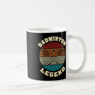 Coole Retro-Kreuzkästen Badminton Legend Badmi Kaffeetasse