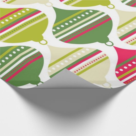Coole Retro Mod Abstract Ornaments Geschenkpapier (Ecke)