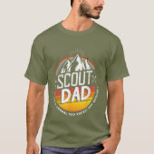 coole Retro-Scout-Vater T-Shirt (Vorderseite)