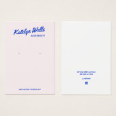 Coole Retro-Skriptvorgabekarte (Vorne & Hinten)