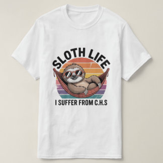 Coole Retro-Sloth in Hammock - I leidet an C.H.S T-Shirt