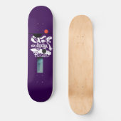 Coole Retro-Surf-Brooklyn-Frieden  Skateboard (Vorderseite)