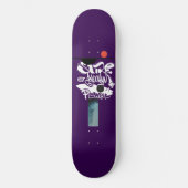 Coole Retro-Surf-Brooklyn-Frieden  Skateboard (Vorderseite)
