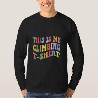 Coole Retro Vintage Klettersportarten  Das ist mei T-Shirt