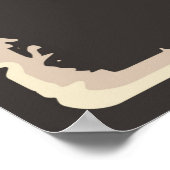 coole Retro-Vintage Metzgerei Poster (Ecke)