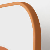 Coole Retrofarben Abstrakte Streifen Pickleball Schläger (Linke Seite)