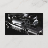 Coole Revolver Geschäfts-Karte Visitenkarte (Rückseite)