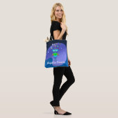 Coole Robot Reading & Learn in Galaxy Personalisie Tasche (Am Model)