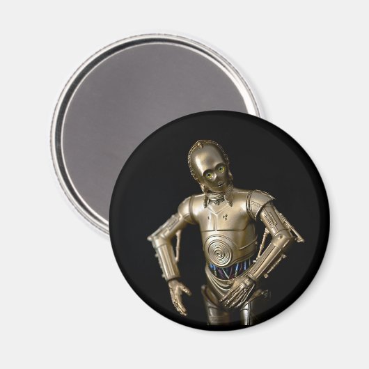 Coole Robot Toy Fotografy Magnet (Vorderseite/Rückseite)