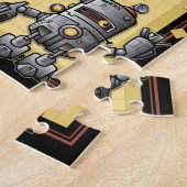 Coole Roboter-Puzzle Puzzle (Seite)