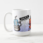 Coole Roboter-Tasse Kaffeetasse (Links)