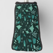 Coole Rochen unter dem Ozeanmuster Golf Headcover (Rotieren 90)