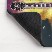 Coole Rock and Roll Band Gitarre Art Mousepad (Ecke)