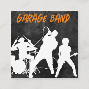 Coole Rockband-Geschäftskarten Quadratische Visitenkarte