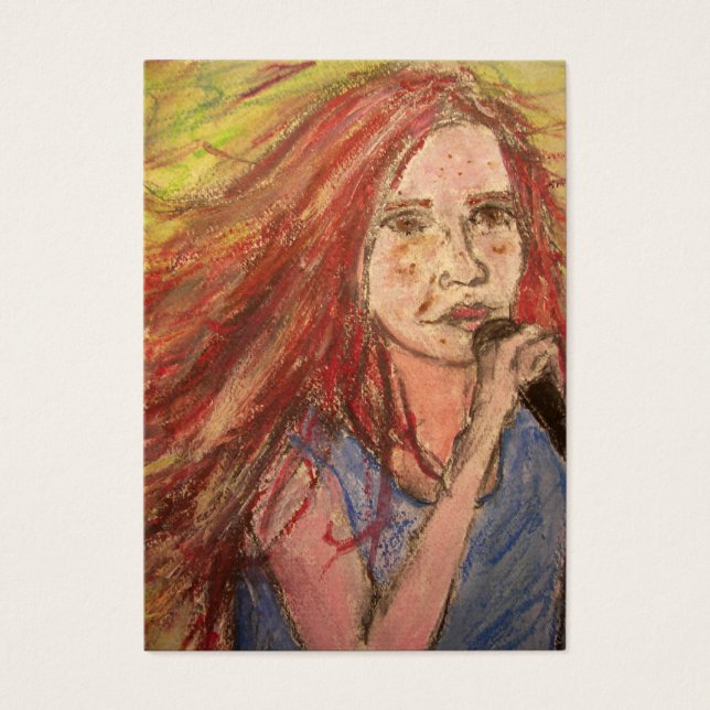 Coole Rocker-Girl (Vorderseite)