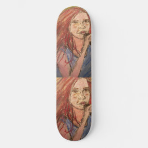 Coole Rocker-Girl Skateboard