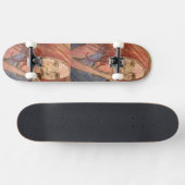 Coole Rocker-Girl Skateboard (Horizontal)