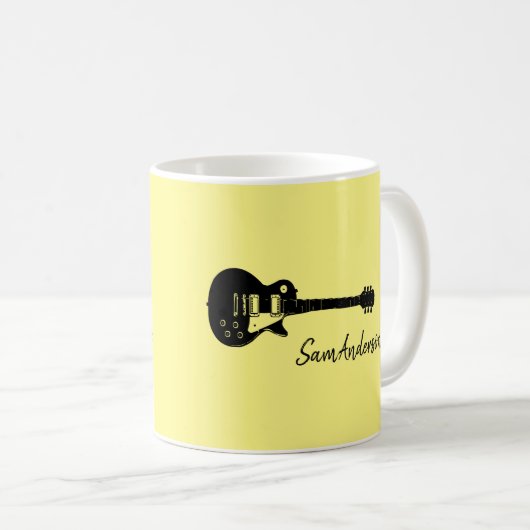 Coole Rockgitarrenreise Kaffeetasse (VorderseiteRechts)