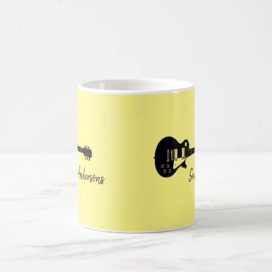 Coole Rockgitarrenreise Kaffeetasse (Mittel)