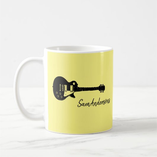 Coole Rockgitarrenreise Kaffeetasse (Links)