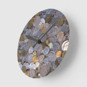 Coole Rolle der Coins Wall Clock Runde Wanduhr (Winkel)