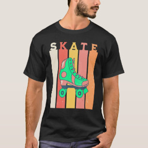 Coole Roller Skate der 1970er Jahre Derby Disco Re T-Shirt
