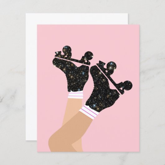 Coole Roller-Skate Derby Skater Gift (Vorne/Hinten)