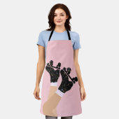 Coole Roller-Skate Derby Skater Gift Schürze (Getragen)