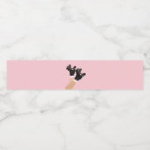 Coole Roller-Skate Derby Skater Gift Wasserflaschenetikett (Einzelnes Label)